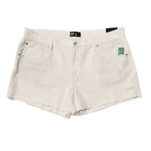 Gap Denim Stride High Rise Distressed Cut-Off Shorts